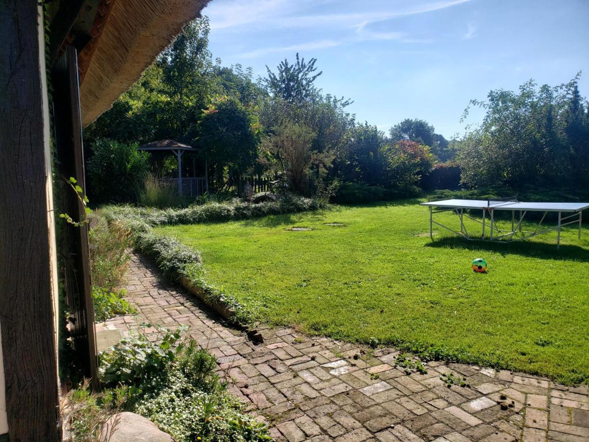 Les 2 Chaumieres Avec Piscine Villa Epinay Exterior foto