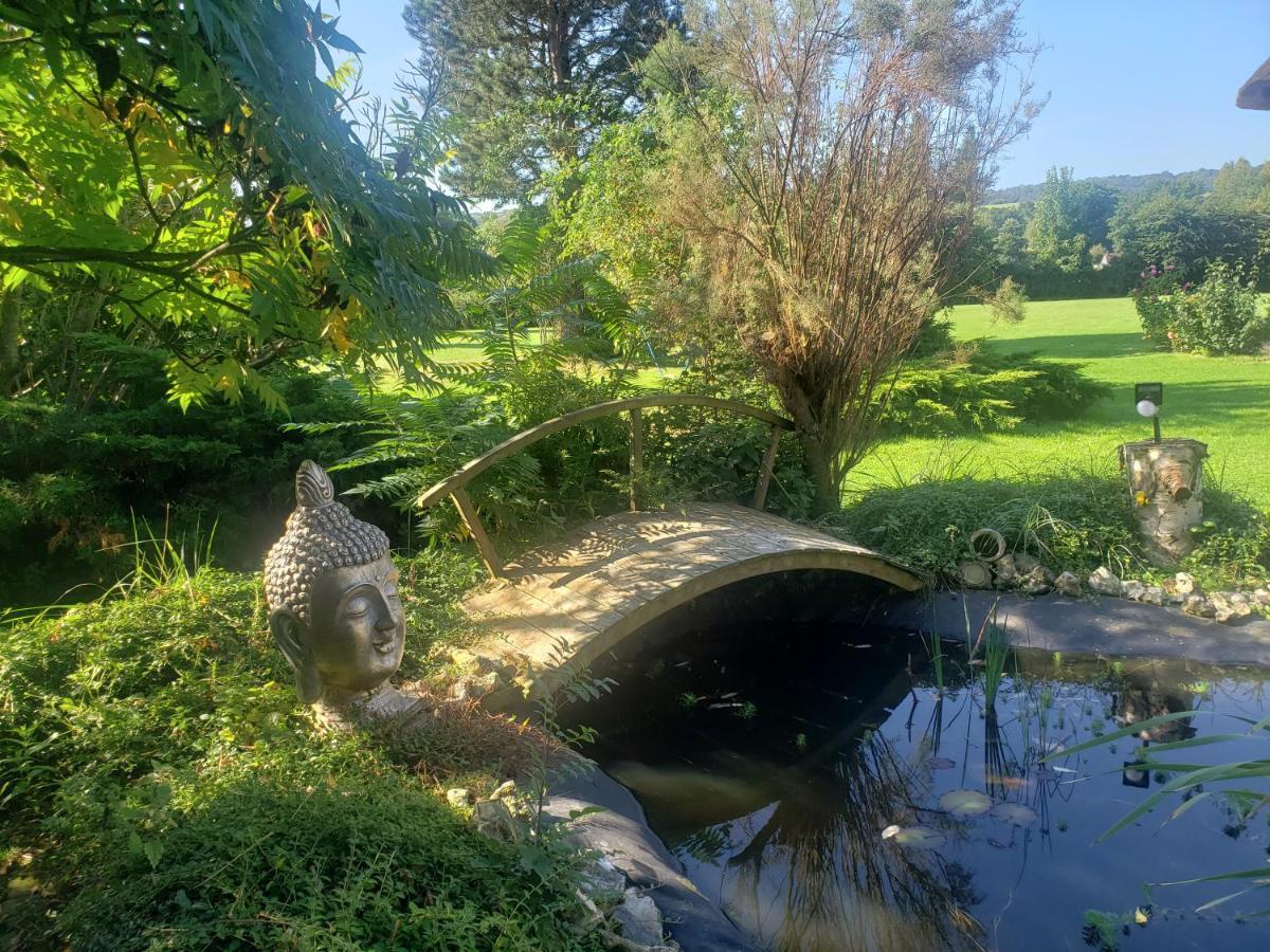 Les 2 Chaumieres Avec Piscine Villa Epinay Exterior foto