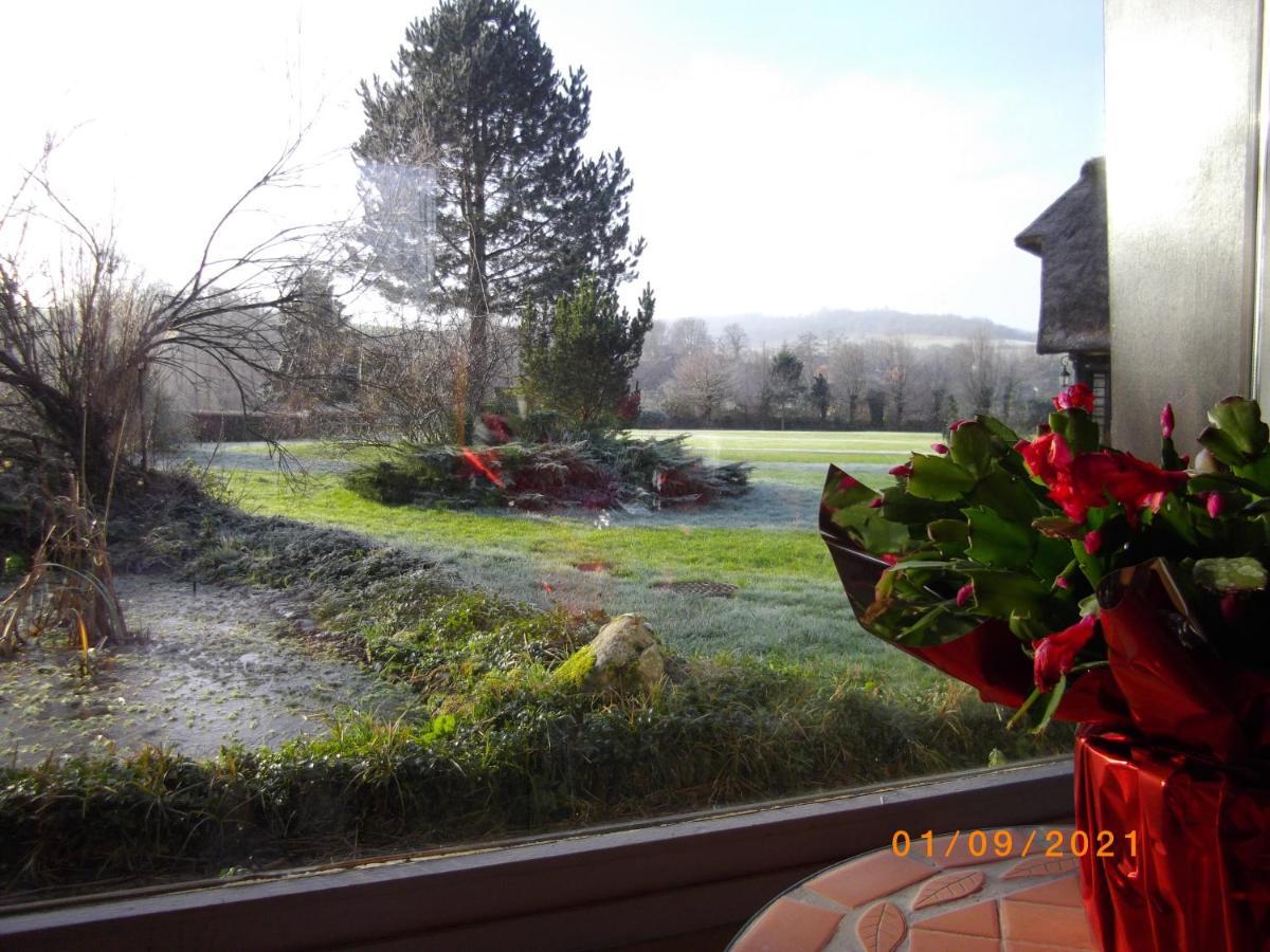 Les 2 Chaumieres Avec Piscine Villa Epinay Exterior foto