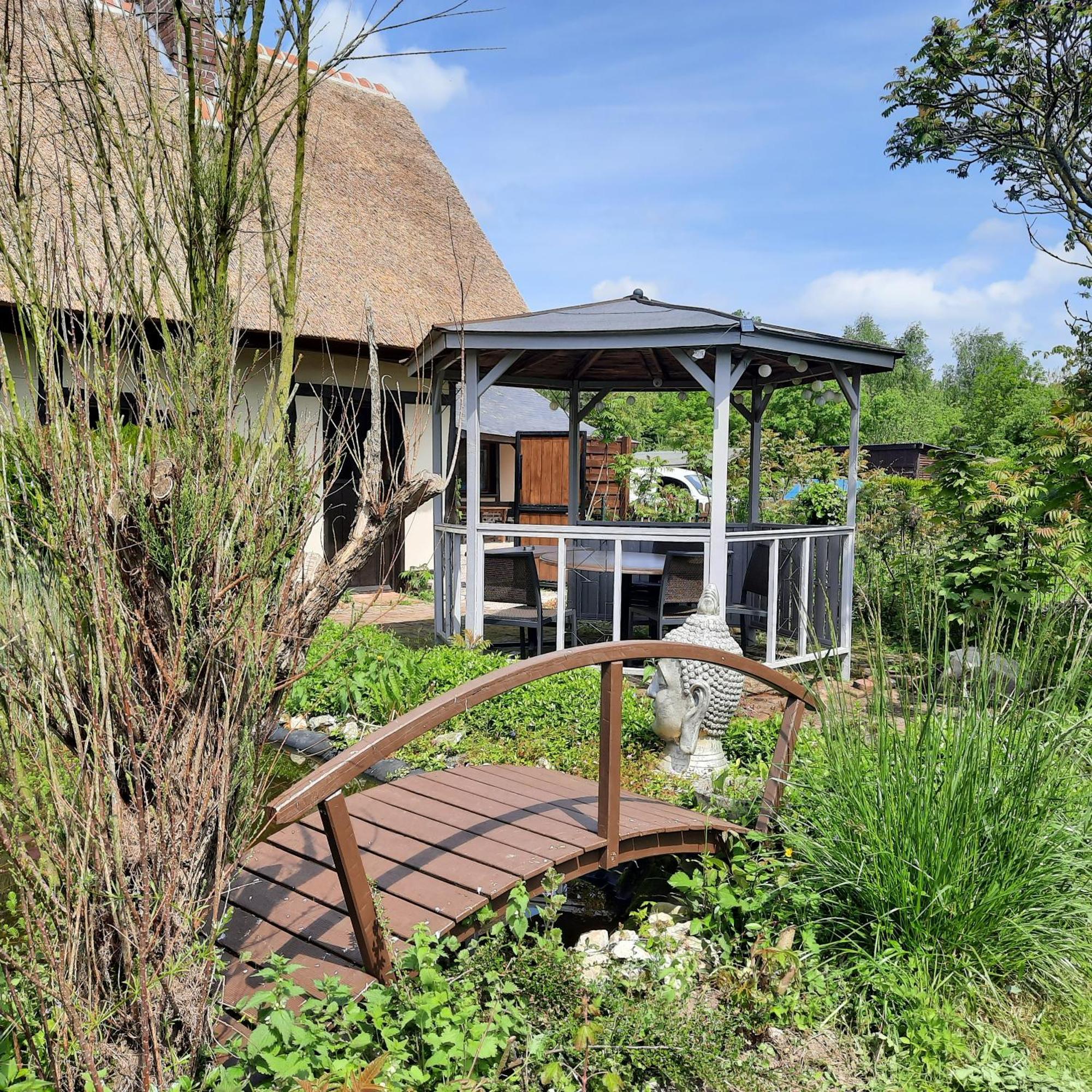 Les 2 Chaumieres Avec Piscine Villa Epinay Exterior foto