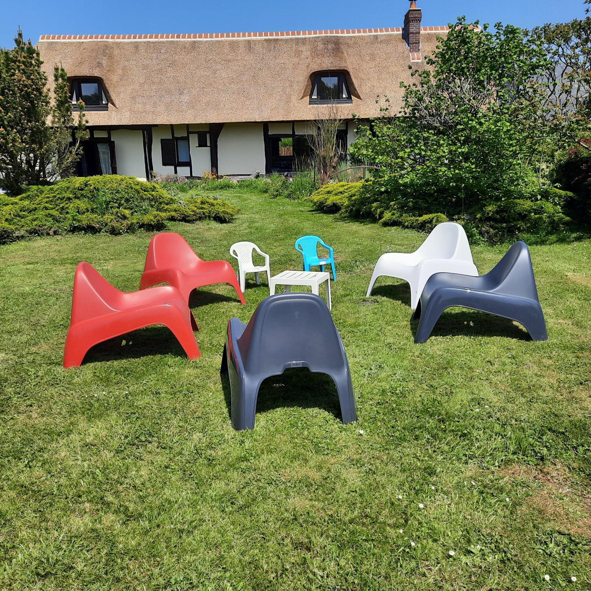 Les 2 Chaumieres Avec Piscine Villa Epinay Exterior foto